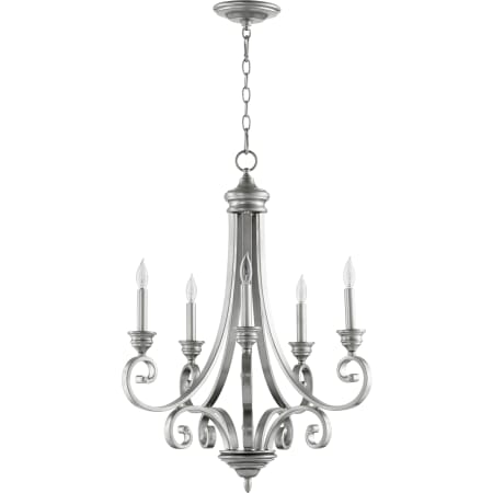 Quorum International Bryant 5 Light 25-3/4" Wide Taper Candle Chandelier Classic Nickel
