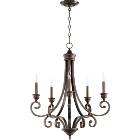Quorum International Bryant 5 Light 25-3/4" Wide Taper Candle Chandelier Oiled Bronze