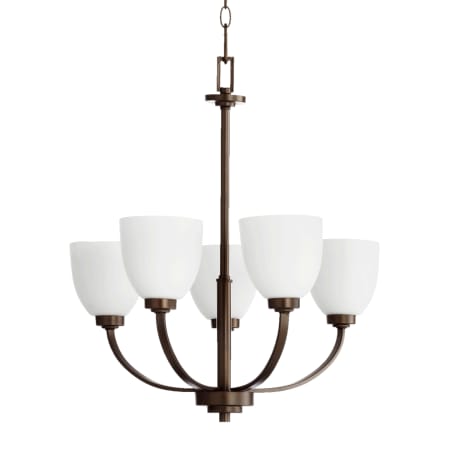 Quorum International Reyes 5 Light 26" Wide Chandelier Oiled Bronze