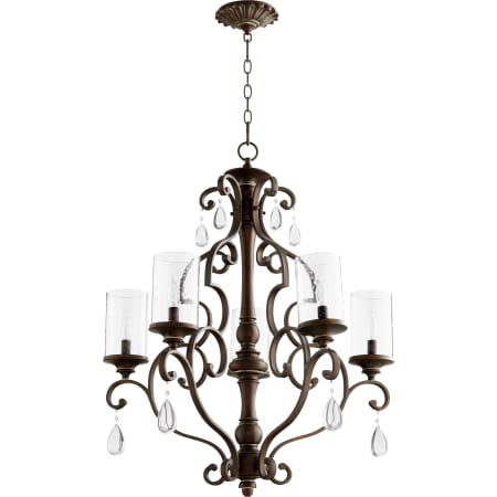 Quorum International San Miguel 5 Light 27-1/2" Wide Taper Candle Chandelier Vintage Copper