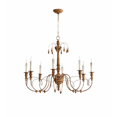 Quorum International Salento 8 Light 37" Wide Single Tier Chandelier French Umber
