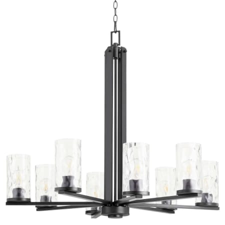 Quorum International Steinway 8 Light 36" Wide Chandelier Matte Black