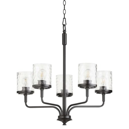 Quorum International Starky 5 Light 27" Wide Chandelier Matte Black