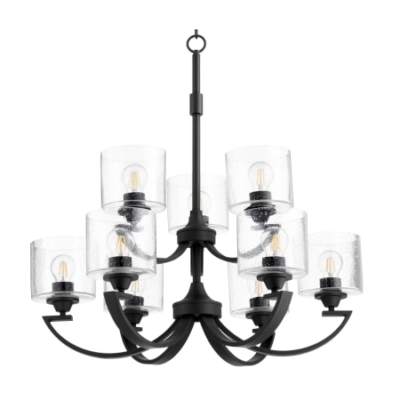Quorum International Dakota 9 Light 30" Wide Chandelier Noir
