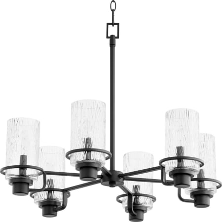 Quorum International Lazo 6 Light 28" Wide Chandelier Textured Black