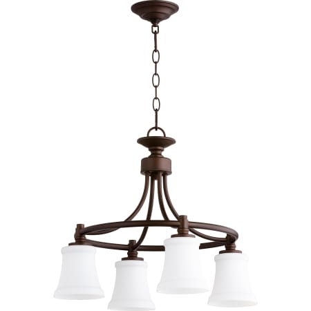 Quorum International Rossington 4 Light 21" Wide Ring Chandelier Oiled Bronze