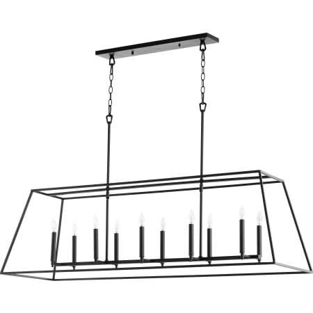Quorum International Gabriel 10 Light 54" Wide Chandelier Noir
