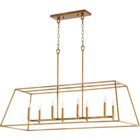 Quorum International Gabriel 8 Light 45" Wide Chandelier Gold Leaf