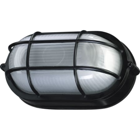 Quorum International 1 Light Outdoor Wall Sconce with Frosted Glass Shade Black