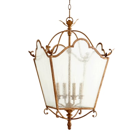 Quorum International Salento 19" Wide 4 Light Pendant with Glass Shade French Umber