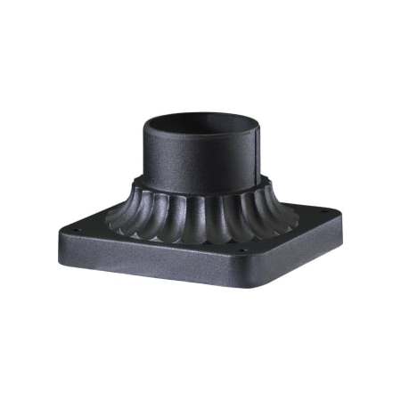 Quorum International 6" Pier Mount Base Black