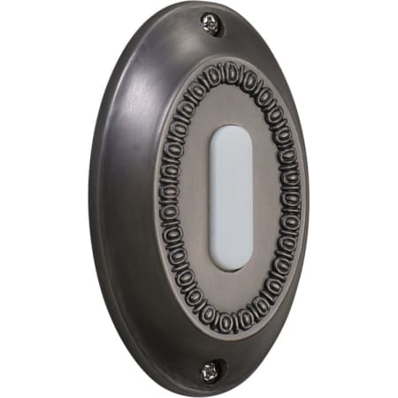Quorum International Basic Lighted Oval Surface Mount Button Antique Silver