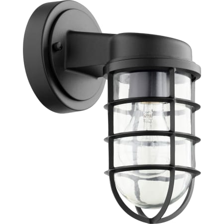 Quorum International Belfour Single Light 10" Tall Outdoor Wall Sconce Noir