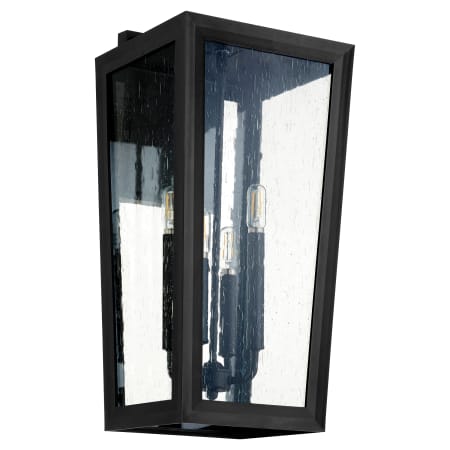 Quorum International Bravo 4 Light 22" Tall Outdoor Wall Sconce Noir