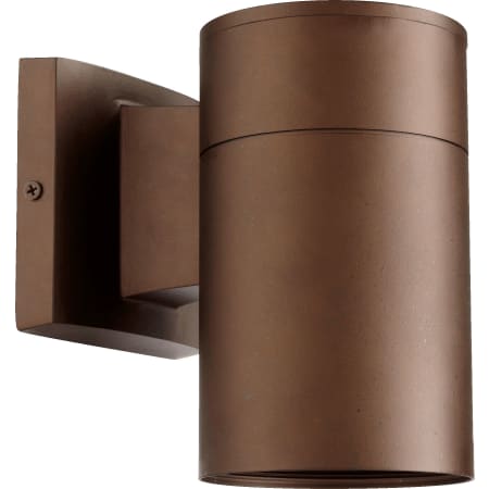 Quorum International Cylinder 7" Tall Outdoor Wall Sconce Oiled Bronze