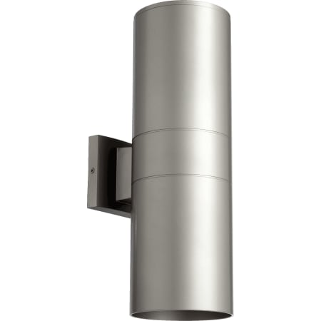 Quorum International Cylinder 2 Light 17" Tall Outdoor Wall Sconce Graphite