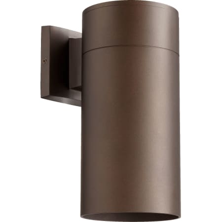 Quorum International Cylinder 12" Tall Outdoor Wall Sconce Oiled Bronze