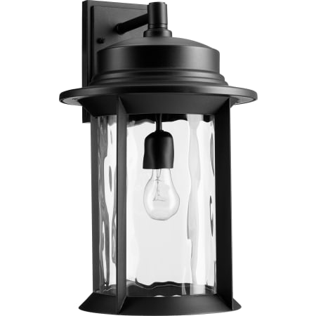 Quorum International Charter Single Light 19" Tall Outdoor Wall Sconce Noir