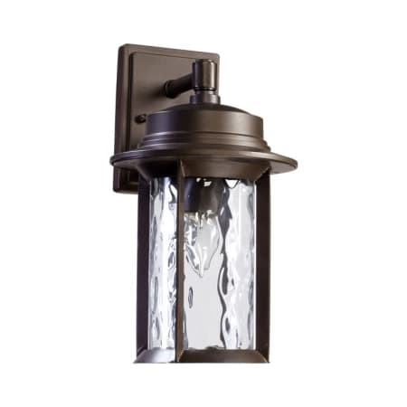 Quorum International Charter Single Light 14" Tall Outdoor Wall Sconce Oiled Bronze