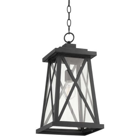 Quorum International Artesno 10" Wide Mini Pendant Textured Black