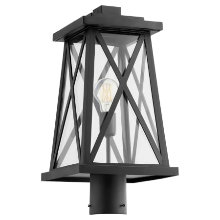 Quorum International Artesno 19" Tall Post Light Textured Black