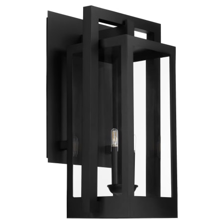 Quorum International Marco 4 Light 30" Tall Outdoor Wall Sconce Textured Black