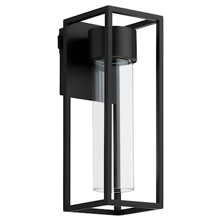 Quorum International Delgado 14" Tall LED Outdoor Wall Sconce Matte Black