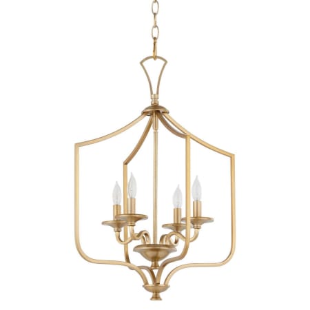 Quorum International Maryse 4 Light 18" Wide Taper Candle Pendant Aged Brass