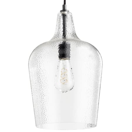 Quorum International 10" Wide Mini Pendant Noir