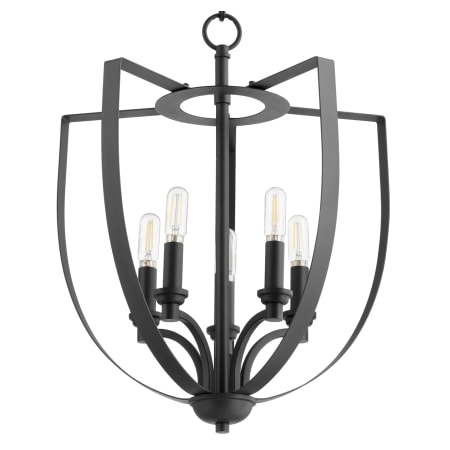Quorum International Dakota 5 Light 16" Wide Chandelier Noir