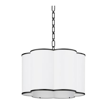 Quorum International Wallinger 4 Light 22" Wide Multi Light Pendant Matte Black