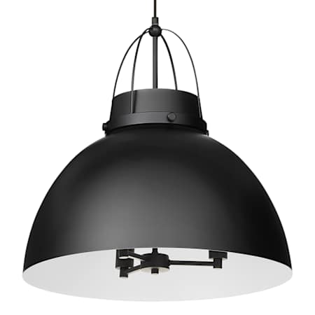 Quorum International Pruitt 3 Light 21" Wide Pendant Matte Black