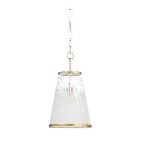Quorum International Weir 13" Wide Pendant Aged Brass