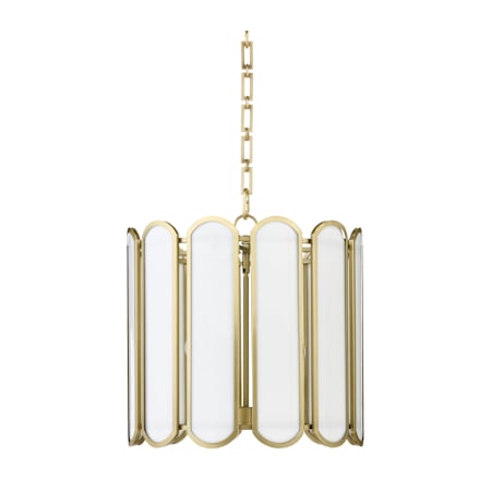 Quorum International Warwick 4 Light 20" Wide Multi Light Pendant Aged Brass
