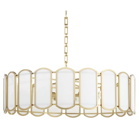 Quorum International Veleta 8 Light 38" Wide Multi Light Pendant Aged Brass