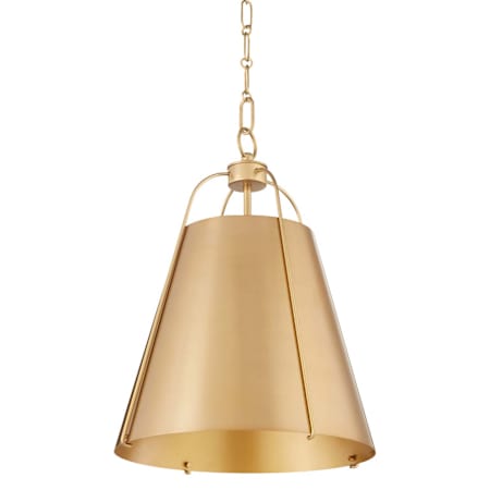 Quorum International Ellen 15" Wide Pendant Aged Brass