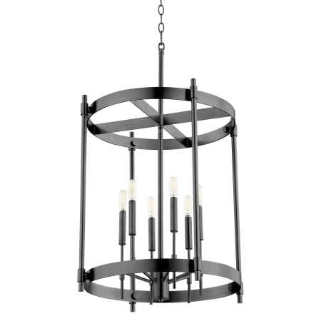 Quorum International Hamilton 6 Light 24" Wide Pendant Matte Black