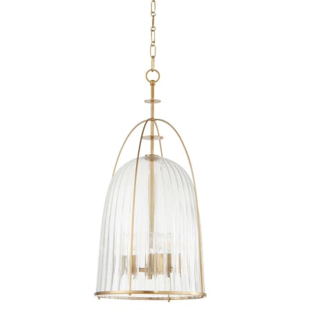 Quorum International Alice 3 Light 16" Wide Pendant Aged Brass