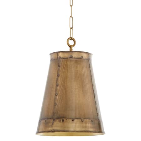 Quorum International Artisan 3 Light 14" Wide Pendant Artisan Brass