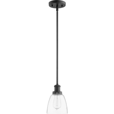 Quorum International 6" Wide Mini Pendant Noir