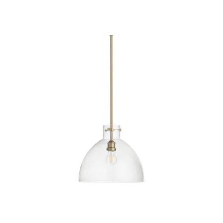 Quorum International Raymond 14" Wide Pendant Aged Brass