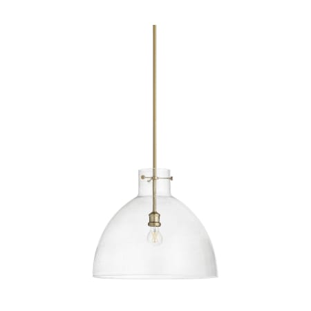Quorum International Sunset 19" Wide Pendant Aged Brass
