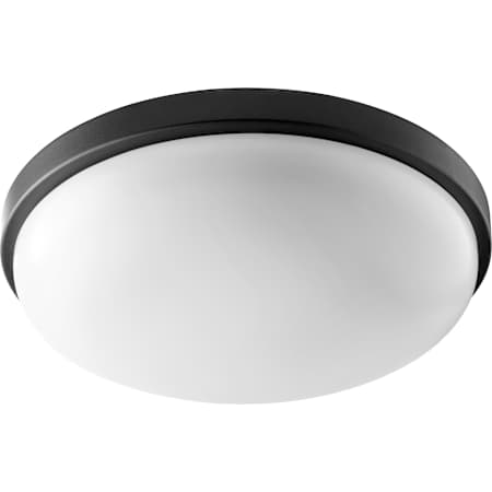 Quorum International 15" Wide LED Flush Mount Bowl Ceiling Fixture Noir