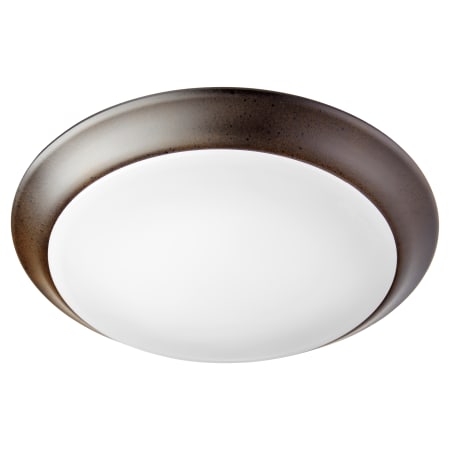 Quorum International 10" Wide LED Flush Mount Bowl Ceiling Fixture Oiled Bronze