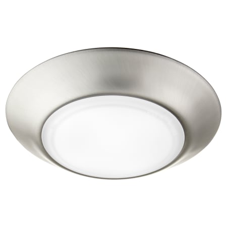 Quorum International 6" Wide LED Flush Mount Bowl Ceiling Fixture Satin Nickel