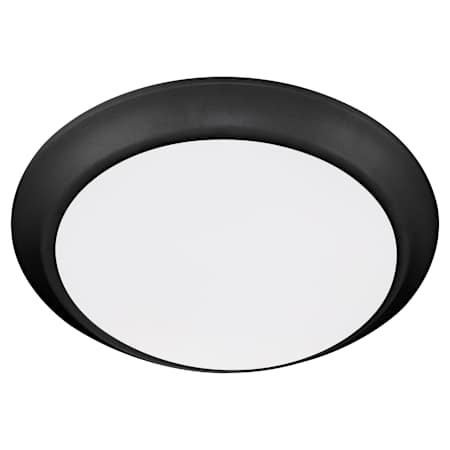 Quorum International 9.5" Wide LED Flush Mount Bowl Ceiling Fixture Matte Black
