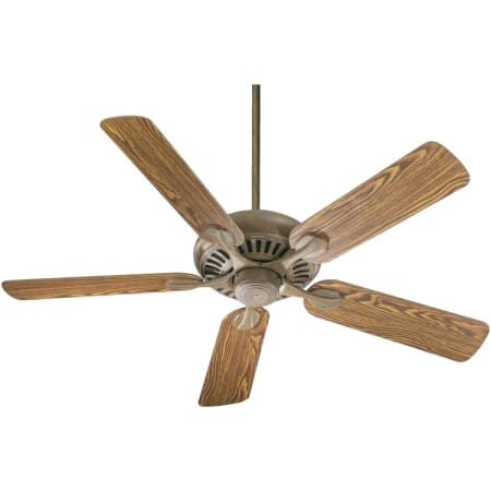 Quorum International Energy Star Rated Traditional / Classic Indoor Ceiling Fan from the Pinnacle Collection Ancient Gold