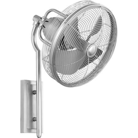 Quorum International Veranda 4 Blade Wall Mount Patio Fan Satin Nickel