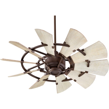 Quorum International Windmill 44" 10 Blade Indoor DC Ceiling Fan with Remote Control Oiled Bronze