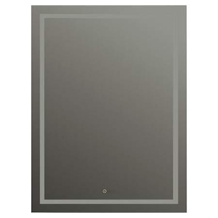 Quorum International Momento 36"W x 48"H Rectangular Flat Frameless Wall Mounted Bathroom Mirror with LED Lighting Mirrored Glass